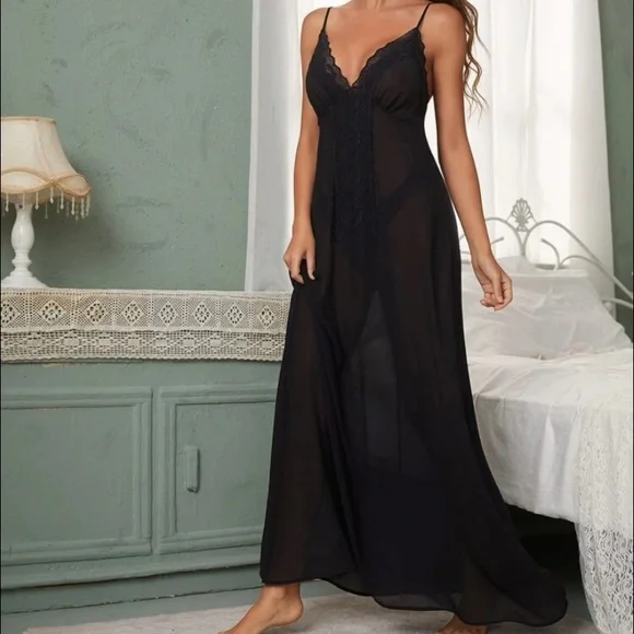 New Inventory 🌺Lace Trim Slip Nightdress🌺 - Picture 4 of 7